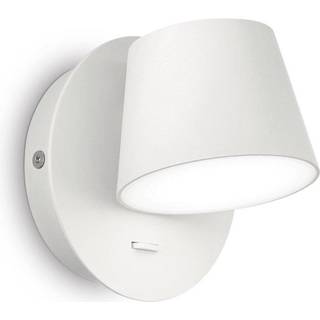 Ideal Lux Gim LED-væglampe, justerbart hoved, hvid