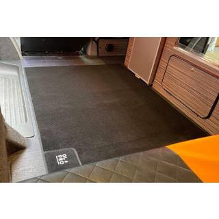 Black Rear Campervan Living Area Carpet - 1000mm x 1200mm