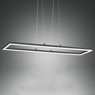 Bard LED-hængelampe, 92x32 cm, antracit