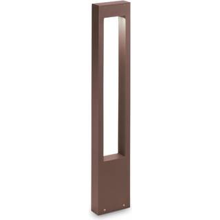 Ideal Lux Vega vejlampe, brun, aluminium, højde 80 cm