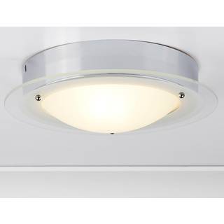 JUNA - loftlampe til badeværelses med glaskant