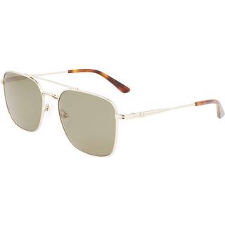 Calvin Klein Mand CK22115S 718 Solbriller Metal Guld Grøn Firkantet Normal