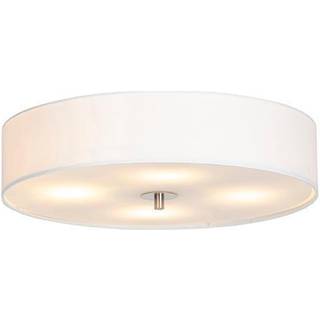 Rustik loftslampe hvid 50 cm - Drum