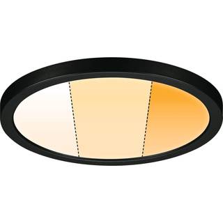 Paulmann Areo Panel dimtowarm rund sort Ø17,5 cm