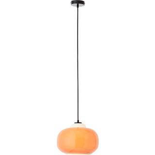 Blop hængelampe af glas, orange