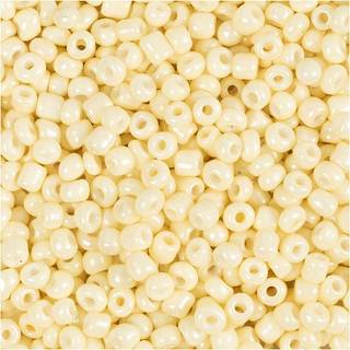 Lys Gule Rocaiperler 3 mm - 25g til Smykkefremstilling
