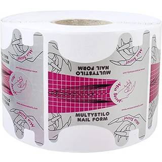Mia Secret Multistilo 500 pcs - Negleforlængelsestips Negleformularer til akryl negle Akryl Negle/UV Gel Nail Extension Forms - Vejledning til ne