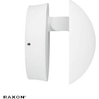 Dome ude / Inde LED Væglampe - Hvid - Raxon