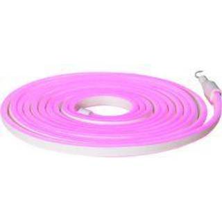 EGLO FLATNEONLED udendørs lysbånd, pink, 5 meter