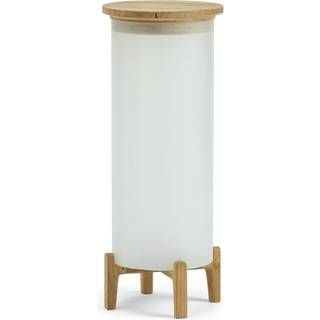 Ethimo Shake Gulvlampe Xl Frostet - Udendørs gulvlamper Teak Hvid - SKLAM2T1