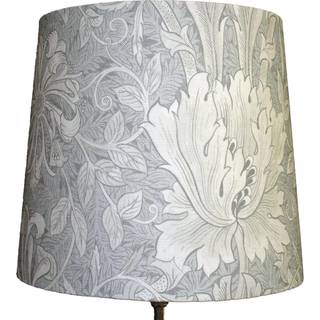 Bergo Lampskärmar Sixten 25 Honeysuckle & Tulip Light Grey - Lampeskærme Tekstil Lysegrå - S10/25/648062100