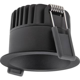 Ledvance LED spot Mørklight Aluminium sort 8W 640lm 36D - 927 ekstra varm hvid | Udsnit 68mm - IP44 - bedste farvegengivelse - dæmpbar