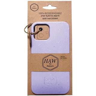 iPhone 12 / 12 Pro - HAW øko 100% Bionedbrydeligt cover - Lilla