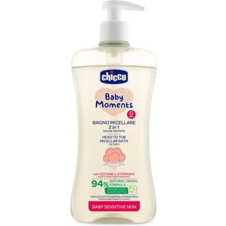 Chicco Baby Moments Sensitive Micellar Shampoo til krop og hår 500 ml - 500 ml