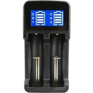 Batterioplader med LCD til 18650 / AA / AAA / 17670 mm batteri