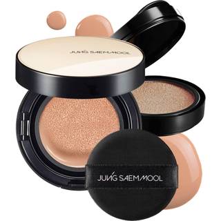 JUNG SAEM MOOL Essential Skin Nuder Cushion Fugtgivende pude-foundation + One Refill Skygge Pink Light 2x14 g - 2x14 g
