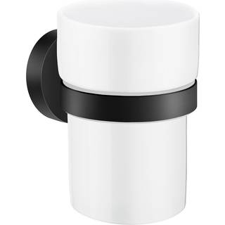 Smedbo home tandkrus sort med krus i porcelæn hb343p