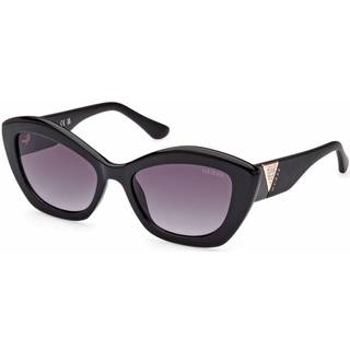 Guess Kvinde GU7868 01B Solbriller Injiceret Sort Grå Cat Eye Normal Skygge