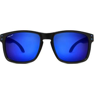 Polar 358 Polarized 77C 55 Solbriller Mænd Black - Shiny Black - 55mm