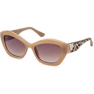 Guess Kvinde GU7868 57F Solbriller Plast Beige Brun Cat Eye Normal Skygge