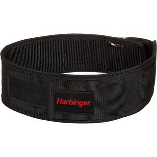 Harbinger 360890 4-tommer nylon v?gtl?ftningsb?lte medium sort sort