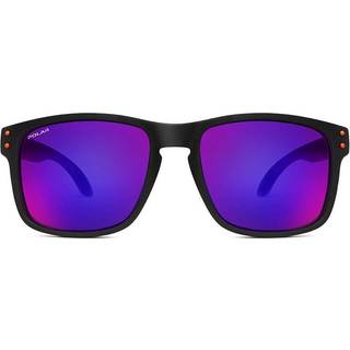 Polar 358 Polarized 80R 55 Solbriller Mænd Black - Rubber Black - 55mm