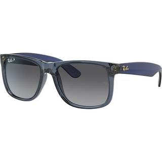 Ray-Ban RB4165 Justin Polarized 6596T3 51 Solbriller Mænd Blue - Transparent Blue - 51mm