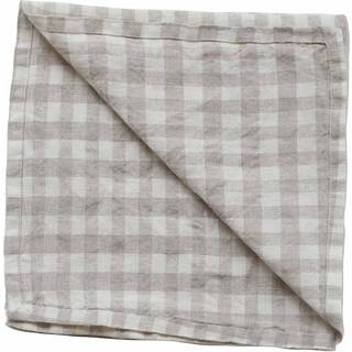 Tell Me More Gingham ternet viskestykke 70x50 cm Natural