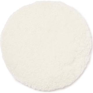 Skinnwille, Curly Siddehynde ø34 cm White