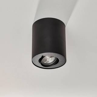 Loftlampe sæt, drejelig, sort