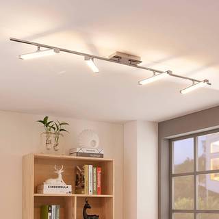 Lindby LED-loftlampe Pilou, 4 lyskilder, dæmpbar, krom
