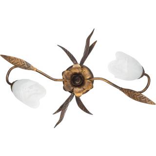 Loftlampe Sonia med 2 lyskilder, bronze