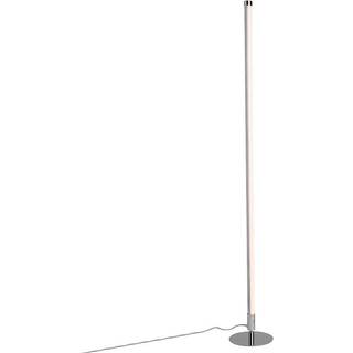 Sæt med 2 moderne gulvlamper LED krom - Line-up