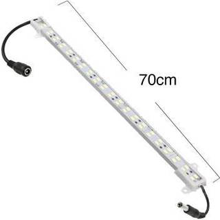 Trappe aluprofil med LED strip - 70 cm, 4W, 24V, IP65, med stik - Dæmpbar : Dæmpbar