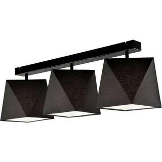 Loftslampe Thea Lamkur, dæmpbar, Sort, Stue/spisestue, Metal, Moderne