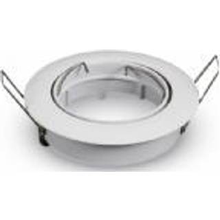 Downlight kit uden lyskilde - Hul: Ø7,4 cm, Mål: Ø8,2 cm, krom, vælg MR16 eller GU10 fatning - Fatning : MR16