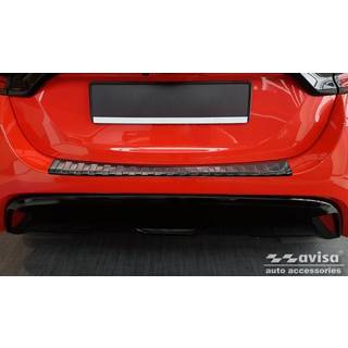 Læssekantbeskytter - Toyota Yaris IV hatchback 5-dørs 2020-> Rustfrit Stål - Sort Børstet Stål
