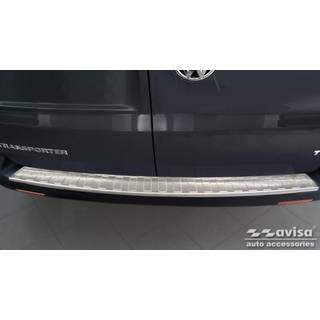 Læssekantbeskytter - VW Transporter T5 Multivan, Caravelle 2003-2012,FL2012-2019 Rustfrit Stål - Børstet Stål