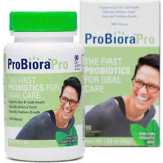 Probiora Professionel styrke Oral probiotika til tænder og tandkød | Dental probiotikum for oral sundhed | Dårlig åndebehandling for voksne | Tan