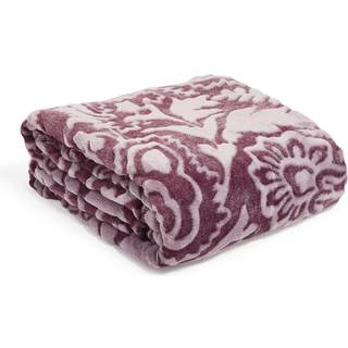 Vera Bradley Women's Fleece Plush Through Tæppe Java Mulled Wine Tonal 80 X 50