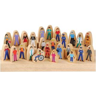 Konstruktive leget?j Tr?f?llesskabshj?lpere forskellige borgere og karrierer bruger med byggesten kreativ spil social f?lelsesm?ssig l?ring leget