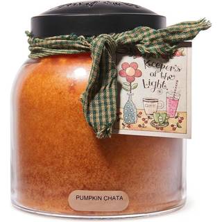 En munter giver - græskar chata - 34 oz papa duftende stearinlys med låg - holder af lyset - 155 timers brændtid gave til kvinder orange