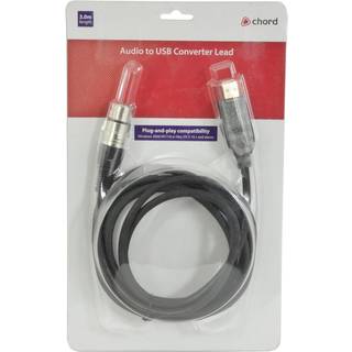 USB til XLR hun adapter - 3 m