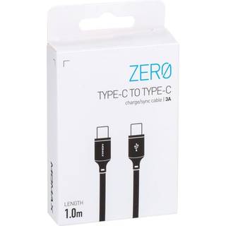 Kabel USBC/USBC 1m Sort