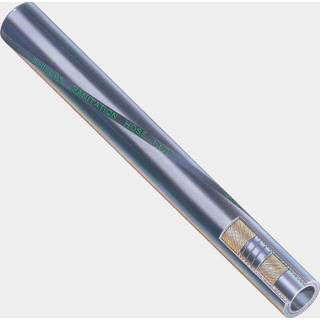 Toiletslange / sanitetsslange Shields 101, EPDM-gummi forstærket med ståltråd, 38 mm (1 1/2"), 1 meter, sort