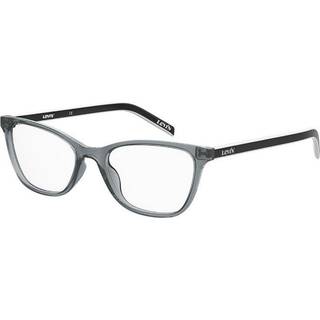 Levi&#39;s LV 1022 KB7 52 Briller Kvinder Krystalklar - Transparent Grey - 52mm