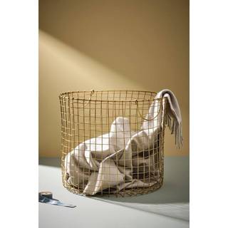 AXÅN trådkurv - ø 40,5 cm - Messing
