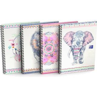 Oxford Boho Chic notesbog B5 linjeret 4H 60 ark