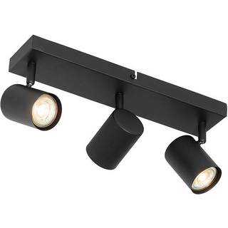 Moderne loftslampe sort 3-lys justerbar rektangulær - Jeana