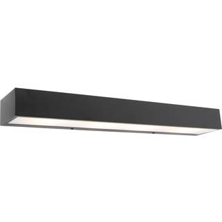 Designvæglampe aflang sort 60 cm - Houx
